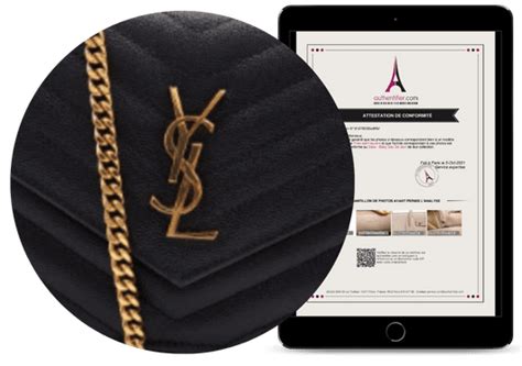 certificat d'authenticité yves saint laurent|sito ufficiale yves saint laurent.